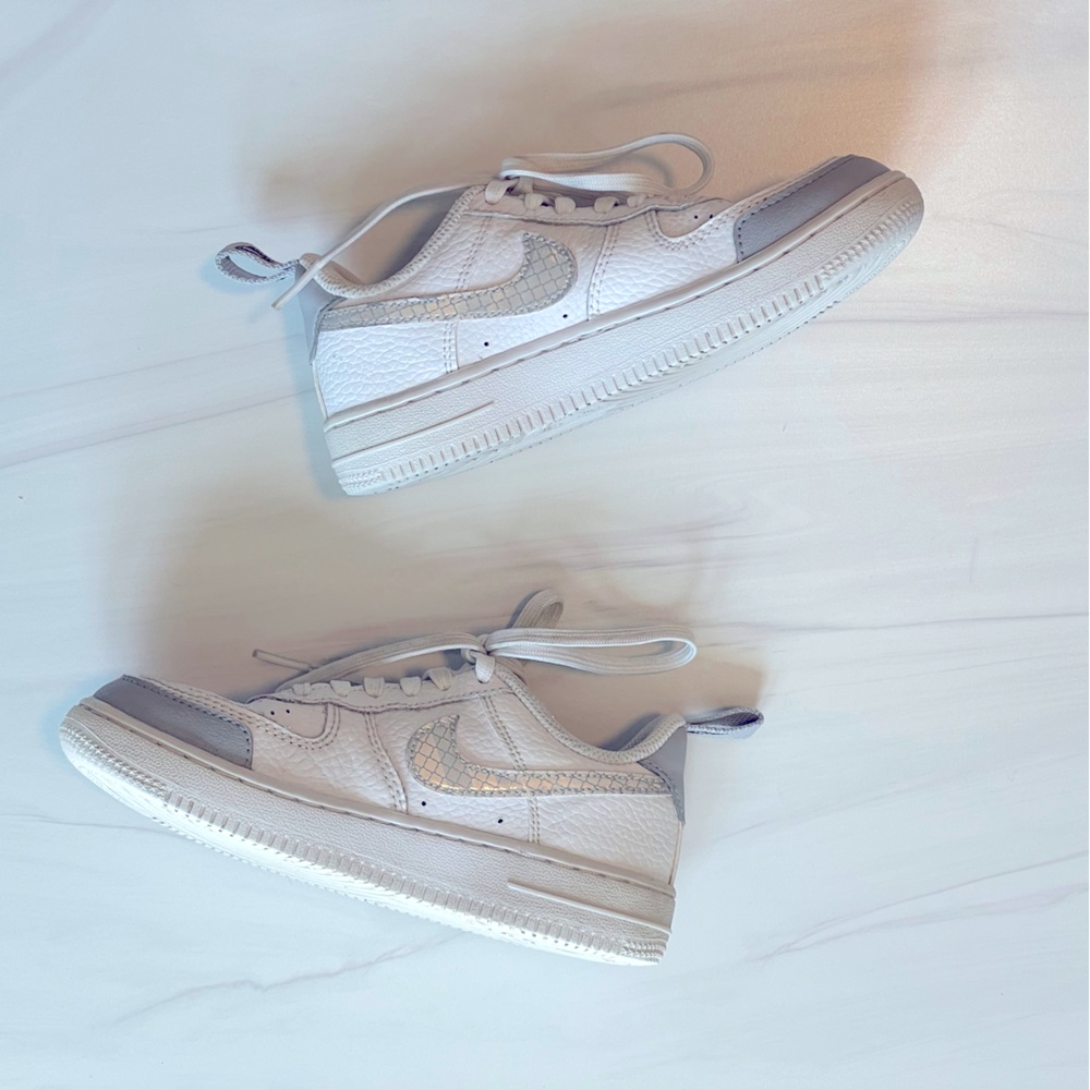 Nike Boys White Sneakers - little kids